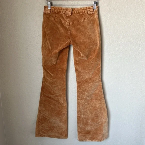 We the free low rise camel corduroy flare pants - Picture 5 of 7